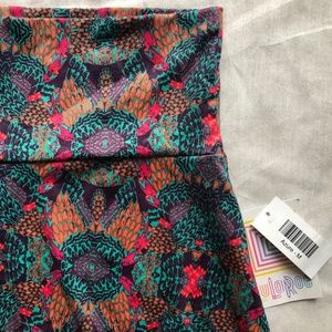 Lularoe Azure Skirt Abstract print
